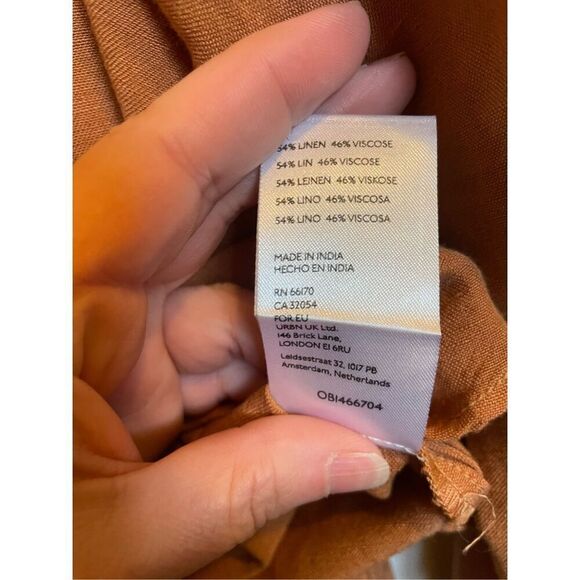 Anthropology Pilcro Ruffled Placket Shirt size M - Picture 14 of 14